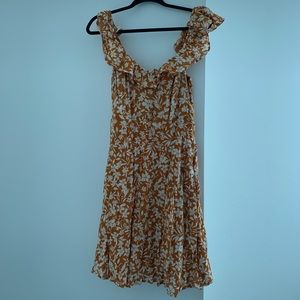 Yellow / Orange floral dress